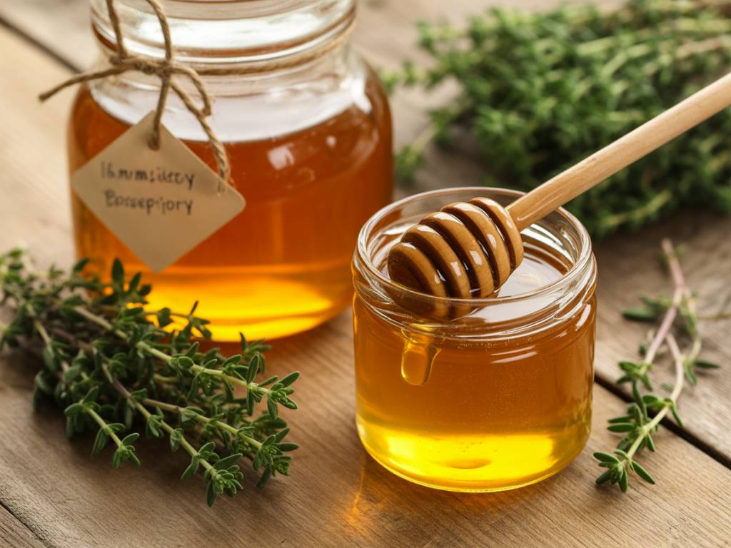 thyme honey benefits for immunity, respiratory comfort, and sustainable beekeeping