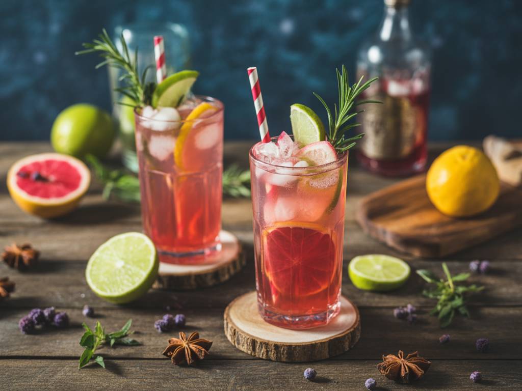 Organic mocktail recipes: festive, alcohol-free drinks using seasonal organic fruits and herbs